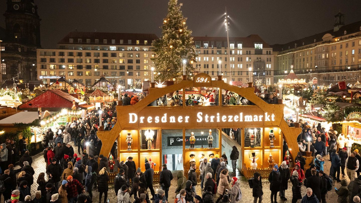 Weihnachten: Dresdner Striezelmarkt sucht Händler und große Tanne