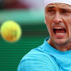 Alexander Zverev steht in Monte-Carlo im Viertelfinale. Foto: Valery Hache/AFP/dpa