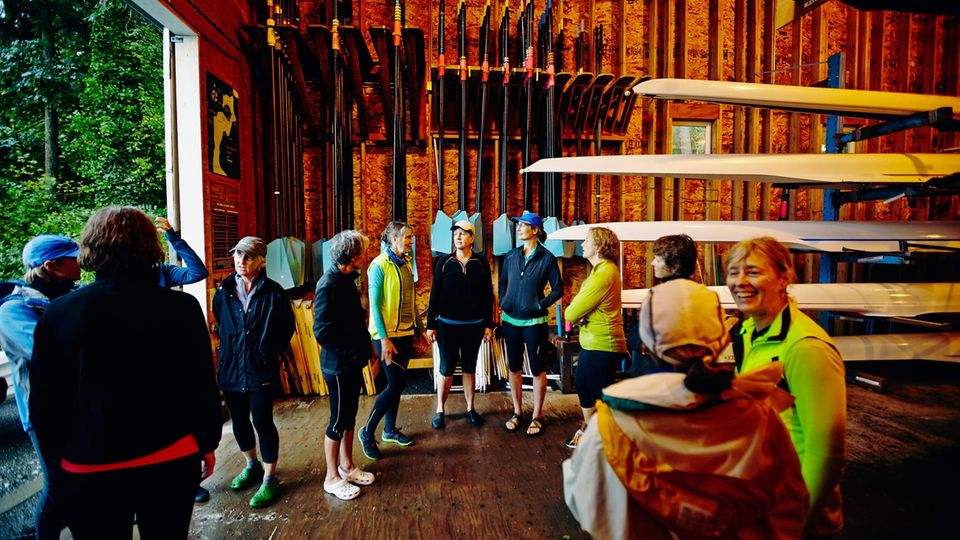 Freunde finden im Sportverein Ruder-Verein