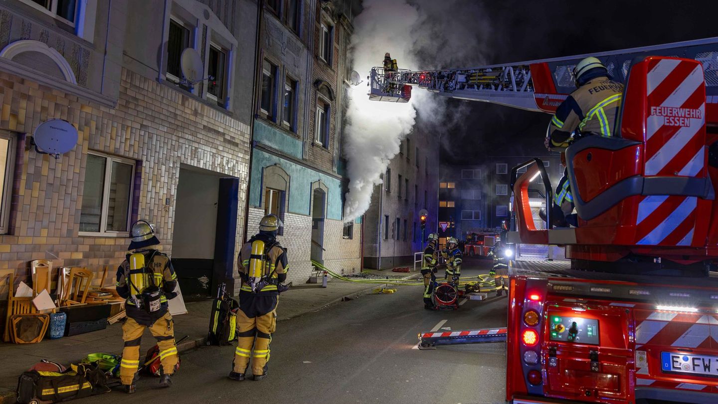 Festnahme: Nach Hausbrand in Essen: Tatverdächtiger in U-Haft