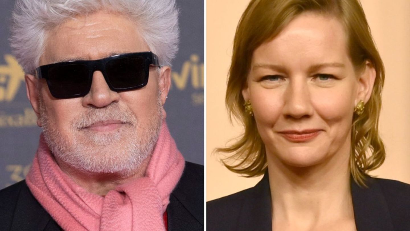 Pedro Almodóvar und Sandra Hüller.