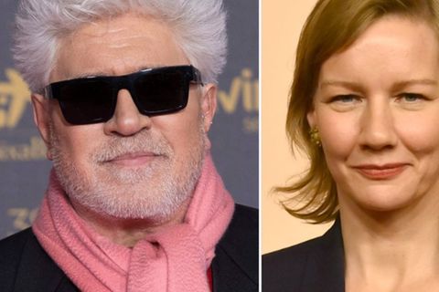 Pedro Almodóvar und Sandra Hüller.