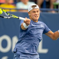 Der dänische Tennisprofi Holger Rune gibt sein Comeback bei den Hamburg Open. (Archivbild) Foto: Frank Gunn/The Canadian Press/A