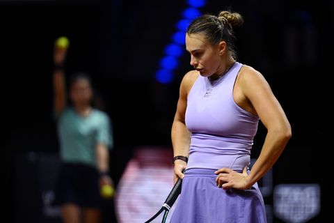 Wieder kein Titel in Stuttgart: Aryna Sabalenka sagte ihre Teilnahme ab. (Archivbild) Foto: Marijan Murat/dpa