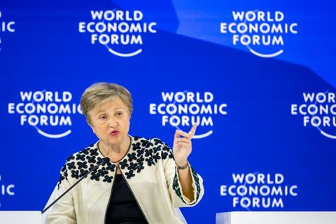 IWF-Chefin Georgieva in Davos