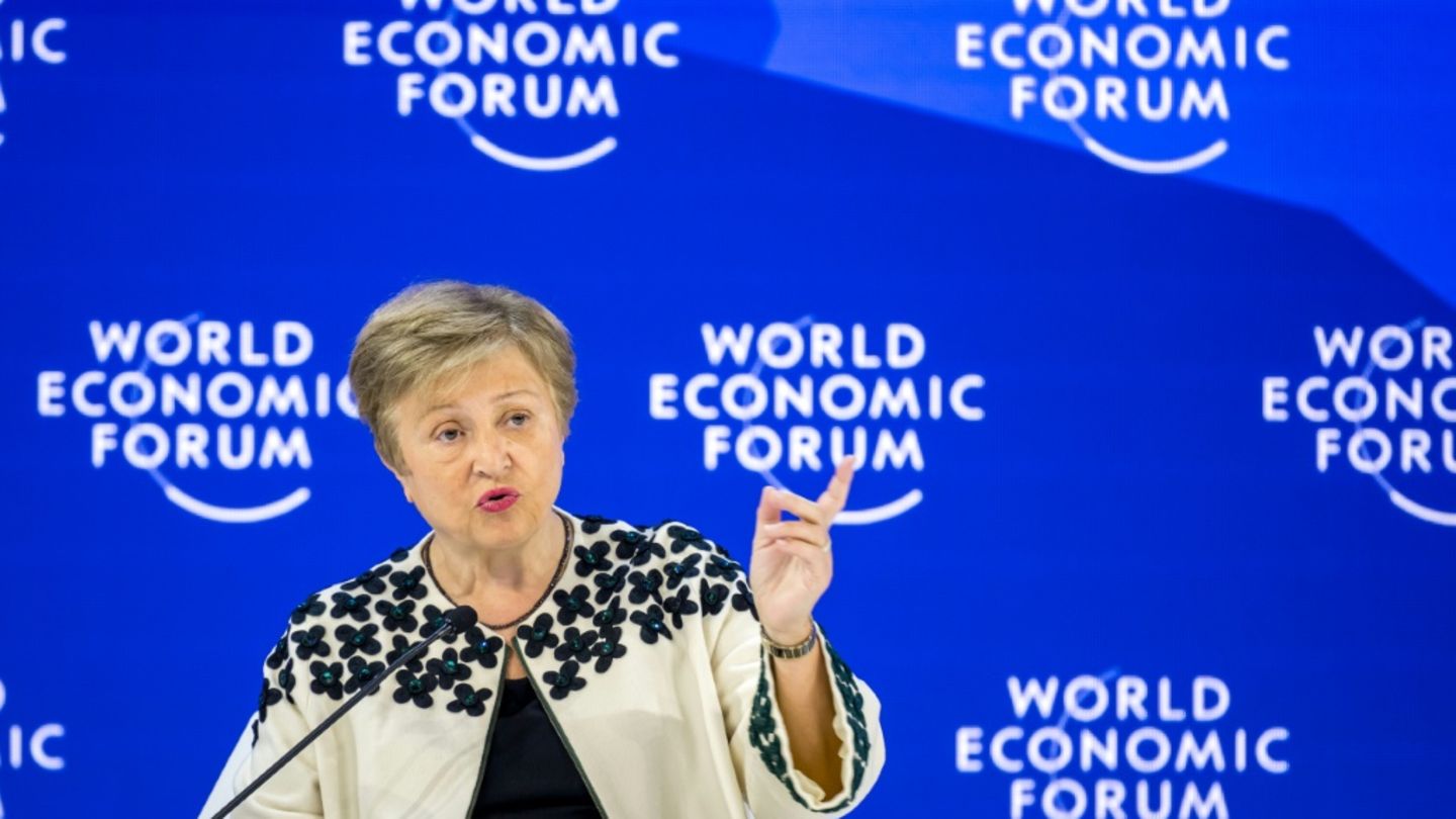 IWF-Chefin Georgieva in Davos