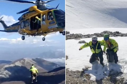 Bergwacht rettet verirrte Wanderer – Video zeigt Helikoptereinsatz
