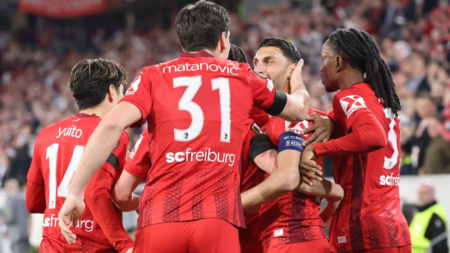 Fußball-Europa-League: Gala nach Grifo-Traumtor: Freiburg auf Halbfinal-Kurs