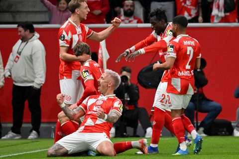 Der FSV Mainz 05 bejubelte in der ersten Hälfte zwei Traumtore. Foto: Torsten Silz/dpa