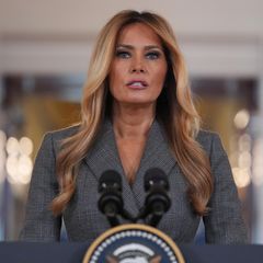 Melania Trump auf Pressekonferenz