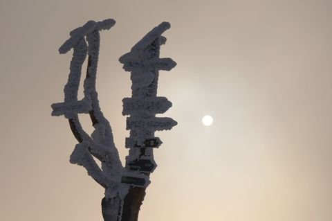 Im Erzgebirge hat es am Morgen erneut geschneit. (Archivbild) Foto: Sebastian Willnow/dpa