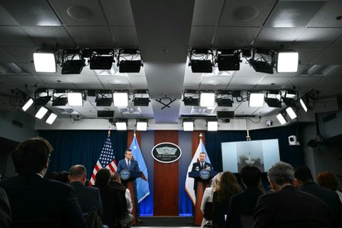 Pressekonferenz im Pentagon
