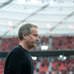 Ist für Kasper Hjulmand im Sommer schon wieder Schluss in Leverkusen? (Archivbild) Foto: Fabian Strauch/dpa