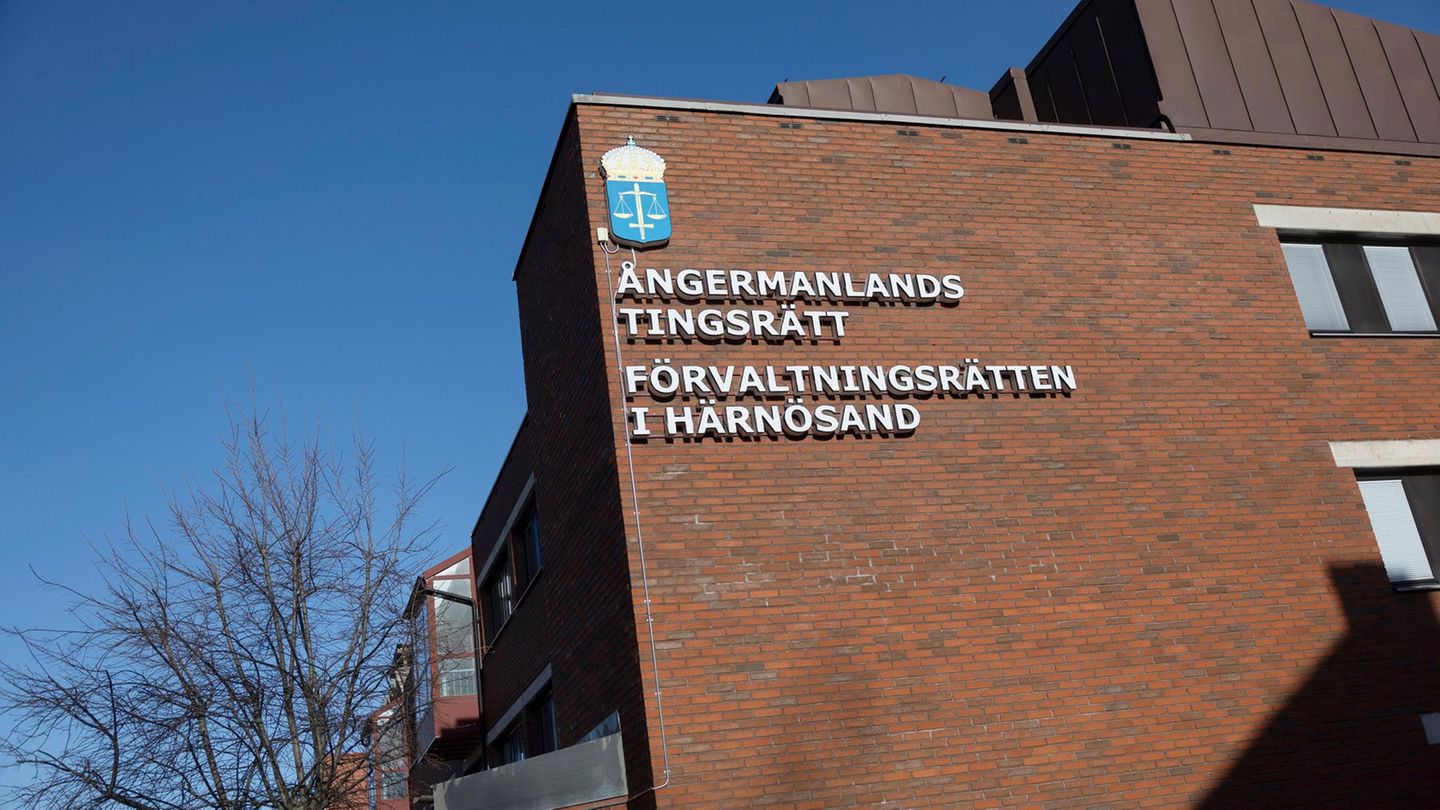 Schweden: Das Bezirksgericht in der Stadt Härnösand, wo der Fall verhandelt wird