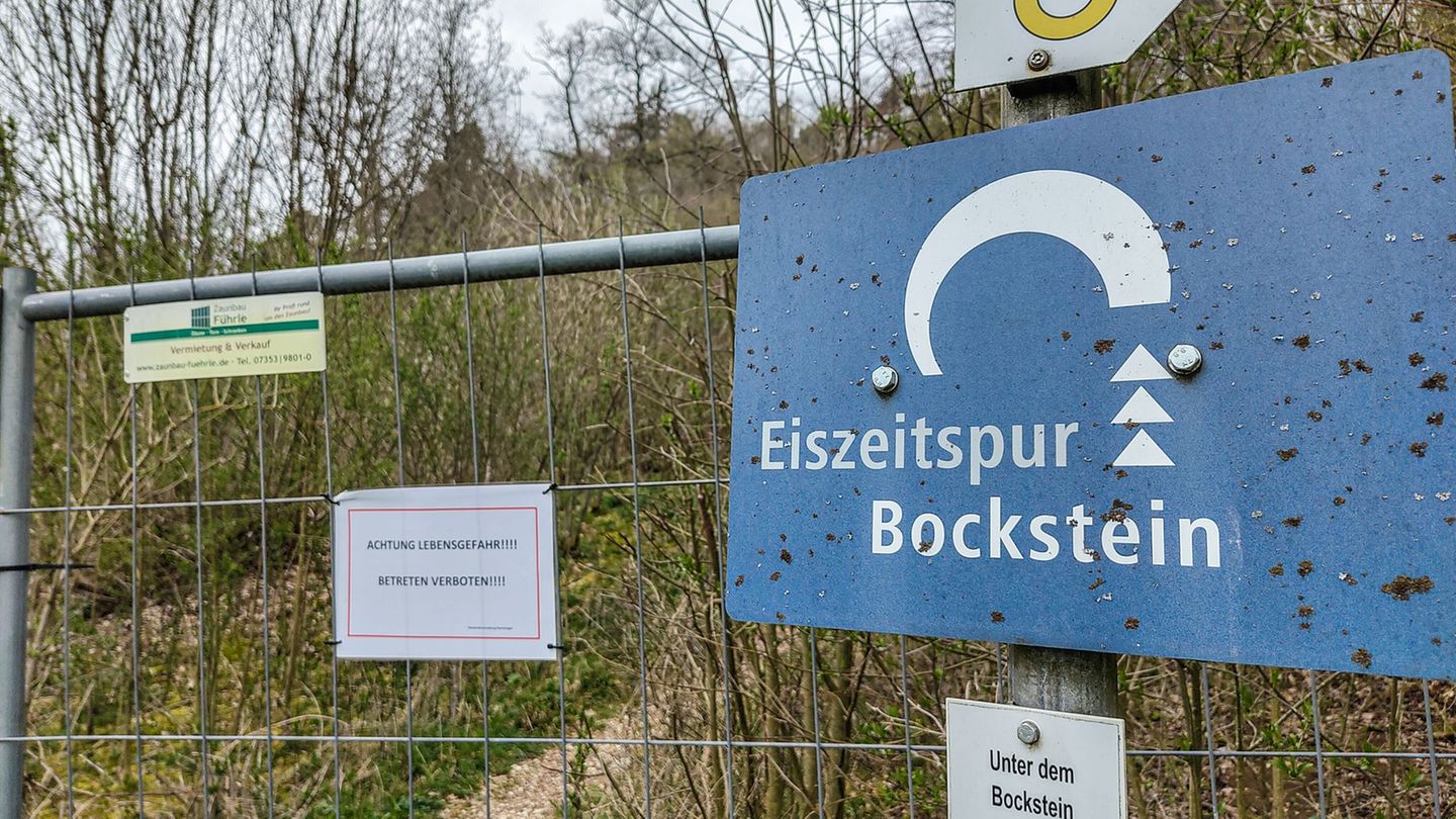 Der Zugang zur Höhle wurde nach dem Unfall gesperrt. Foto: Jason Tschepljakow/dpa