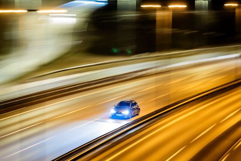 Die Bundesautobahn 100 wird in zwei Nächten auf einem längeren Abschnitt gesperrt. (Archivbild) Foto: Christoph Soeder/dpa