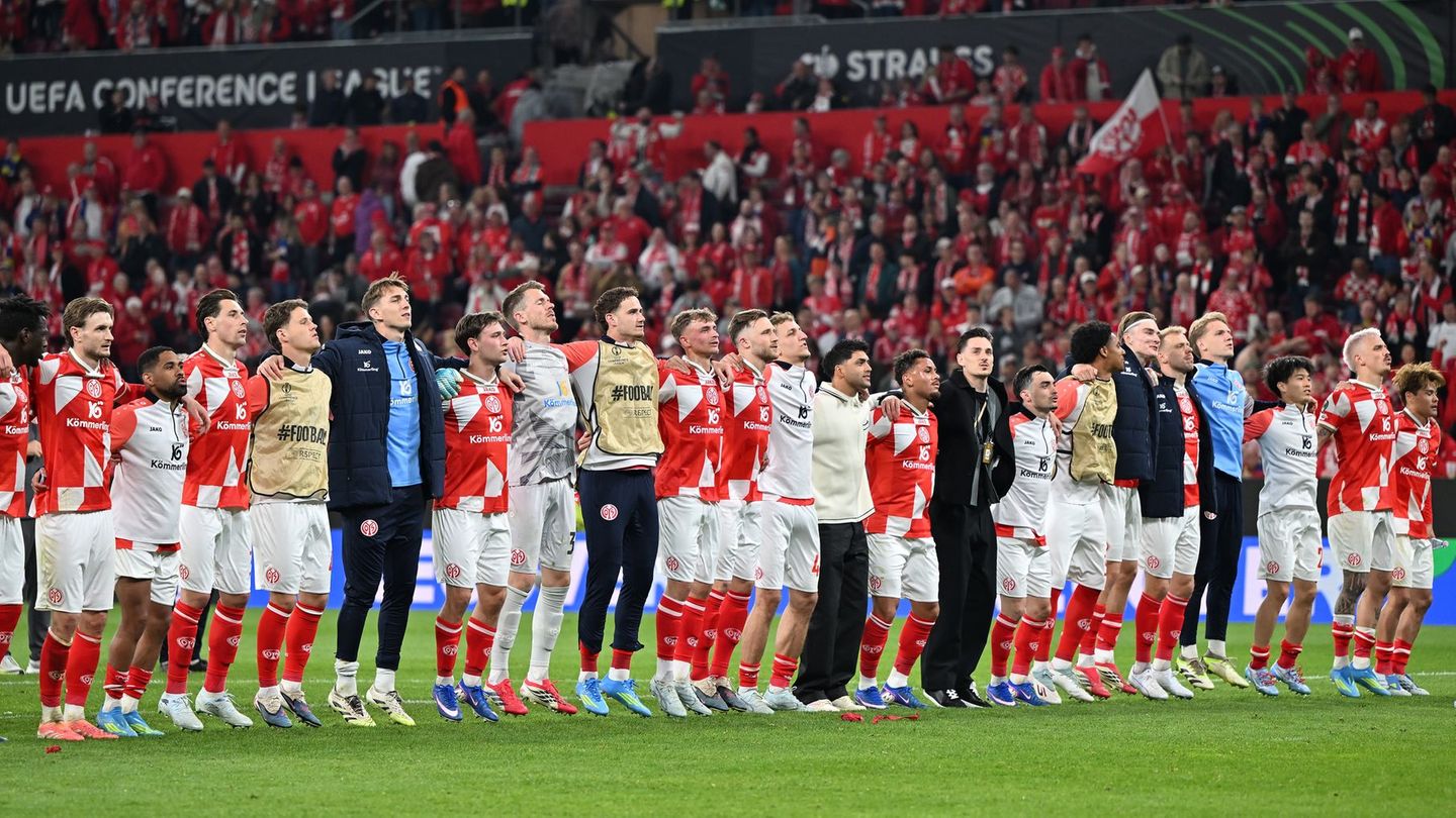 Auch gegen Freiburg will Mainz 05 wieder feiern. Foto: Torsten Silz/dpa