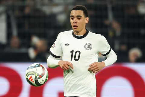 Das war vor seiner schweren Verletzung: Jamal Musiala im Frühjahr 2025 im Einsatz für die DFB-Elf