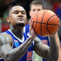 Charles Callison war mit 23 bester Werfer gegen Hamburg. (Archivbild) Foto: Hendrik Schmidt/dpa