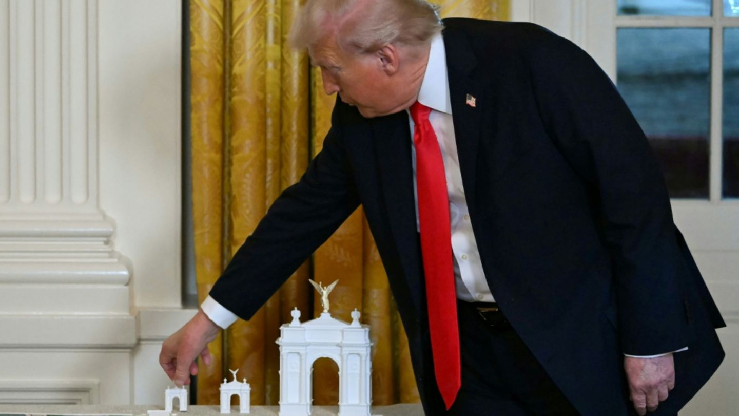Trump-Regierung stellt Pläne für 76 Meter hohen Triumphbogen in Washington vor