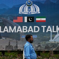 Am Nachmittag sollen die Gespräche zwischen den USA und dem Iran beginnen - unter pakistanischer Vermittlung. Foto: Anjum Naveed