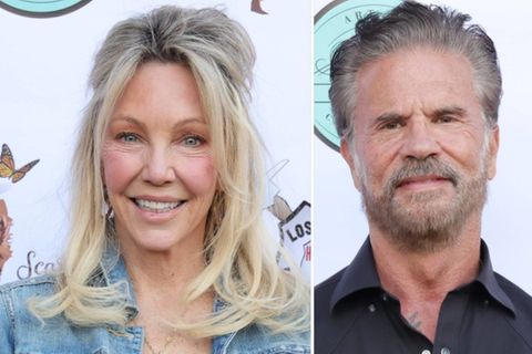 Heather Locklear und Lorenzo Lamas besuchten am 18. Januar beide eine Veranstaltung im LA City Fire Museum - posierten aber ge