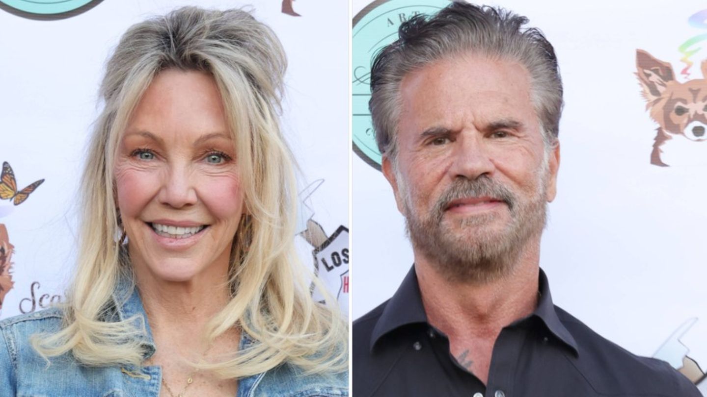 Heather Locklear und Lorenzo Lamas besuchten am 18. Januar beide eine Veranstaltung im LA City Fire Museum - posierten aber ge