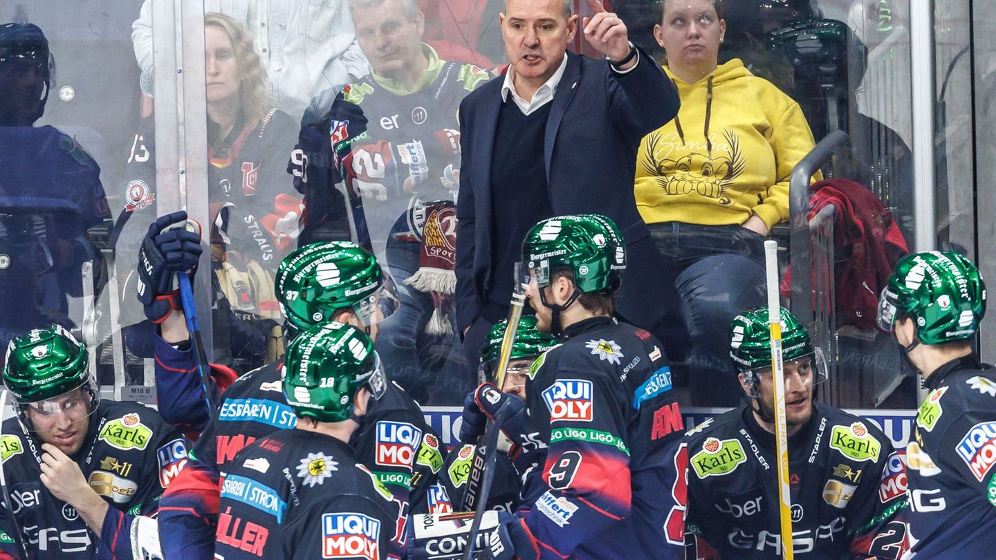 Cheftrainer Serge Aubin zeigte sich nach der 1:5-Niederlage der Eisbären Berlin im zweiten DEL-Halbfinalspiel gegen die Kölner H