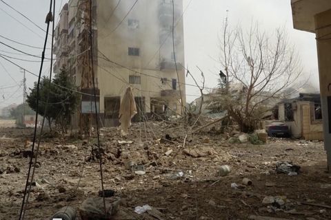 Eine Trümmerlandschaft.