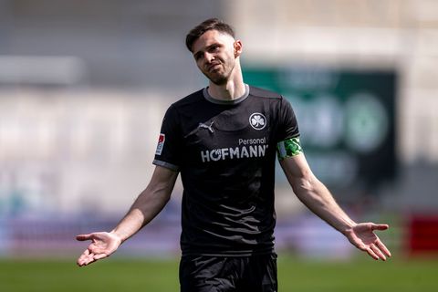 Hatte kein Schussglück: Fürths Branimir Hrgota. Foto: David Inderlied/dpa