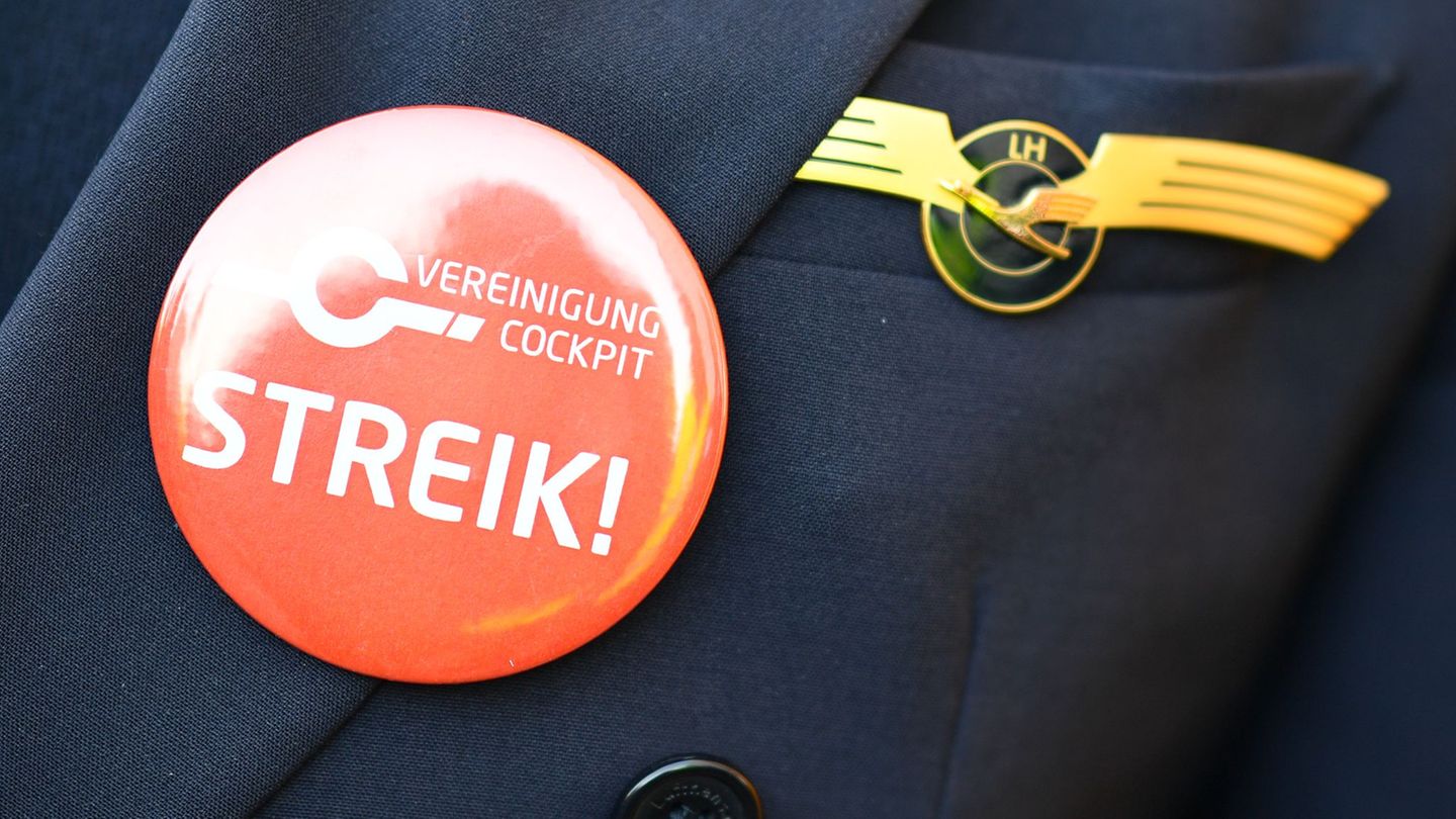 Flugverkehr: Lufthansa-Piloten streiken am Montag und Dienstag