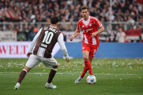 Leon Goretzka vom FC Bayern in der Bundesliga gegen St. Pauli