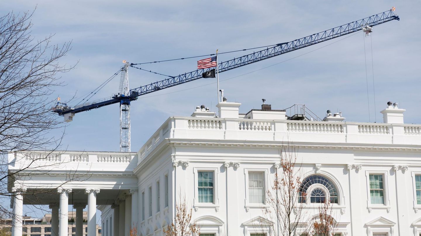 Weißes Haus: Gericht: Trumps Ballsaal darf vorerst weitergebaut werden
