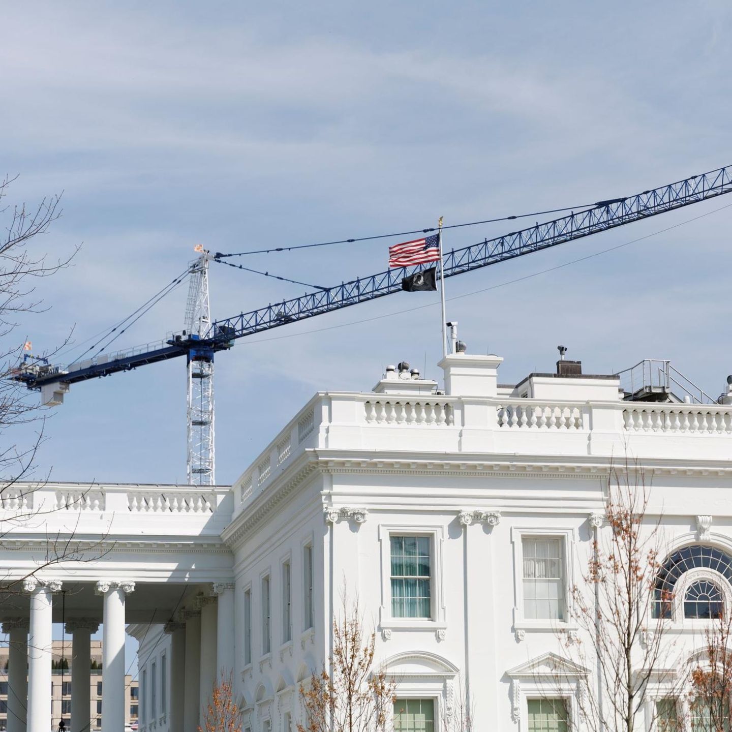 Bauarbeiten an Ballsaal im Weißen Haus