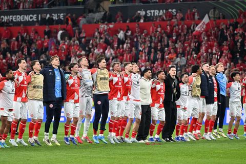 Auch gegen Freiburg will Mainz 05 wieder feiern. Foto: Torsten Silz/dpa