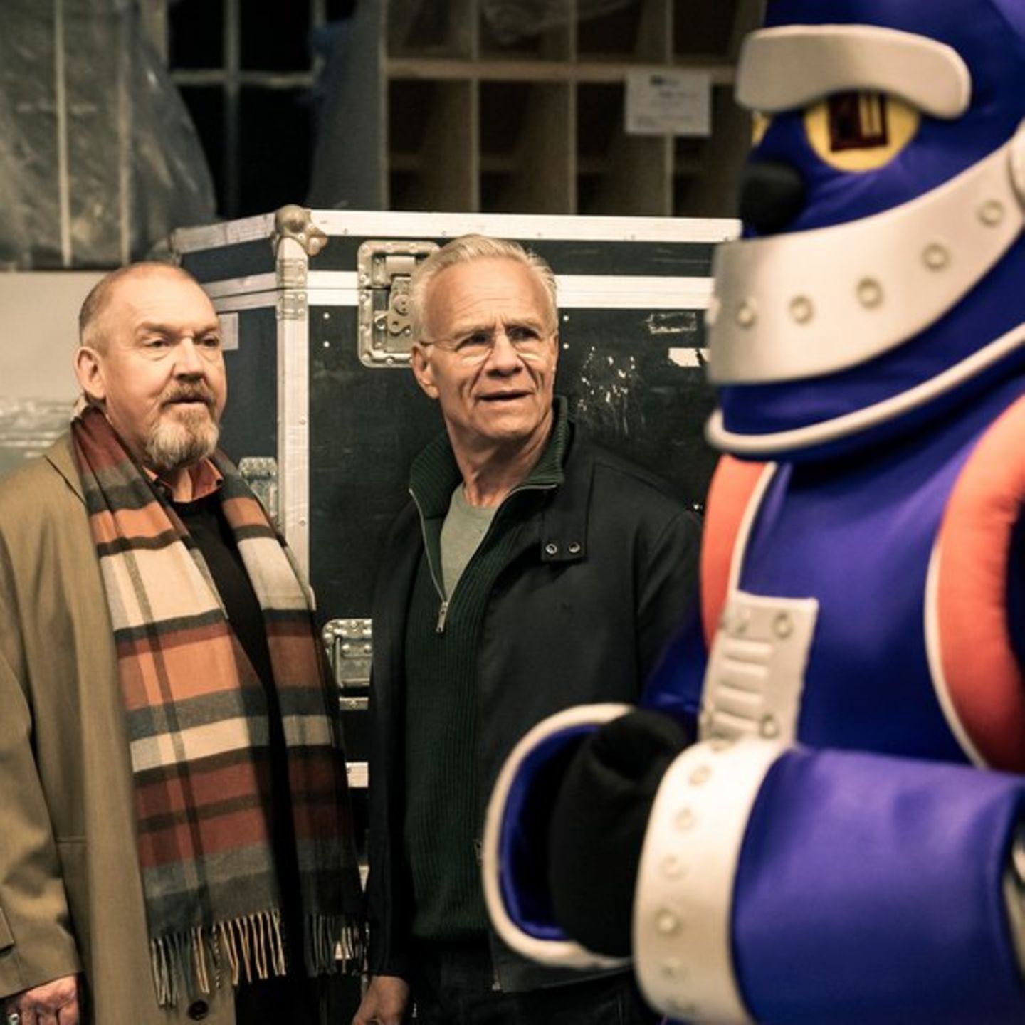 "Tatort: Showtime": Freddy Schenk (Dietmar Bär, l.) und Max Ballauf (Klaus J. Behrendt) suchen auf dem Studiogelände nach dem