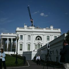 Bauarbeiten am Weißen Haus