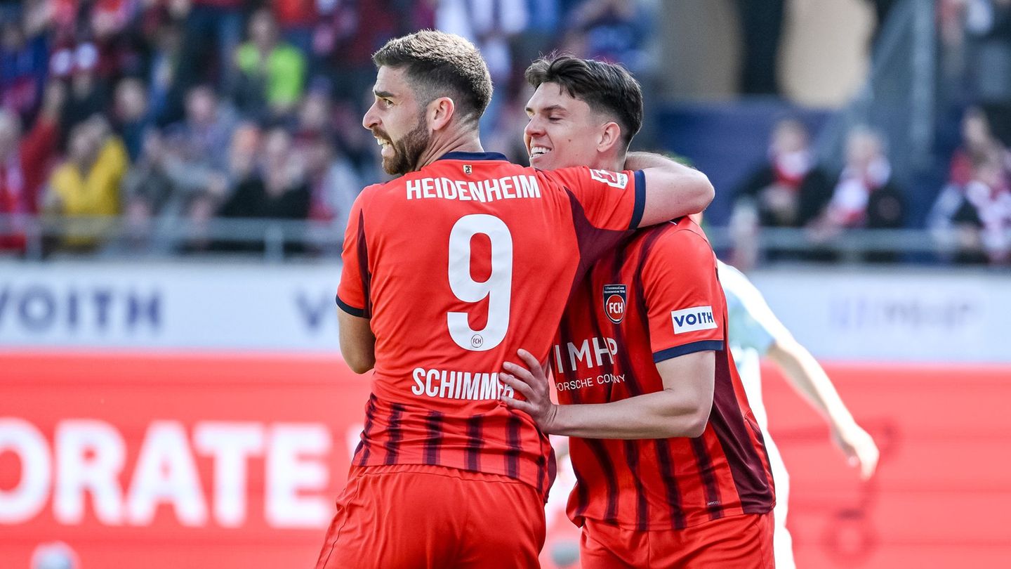 Fußball-Bundesliga: "Nicht durchdrehen": Heidenheim bejubelt Befreiungsschlag