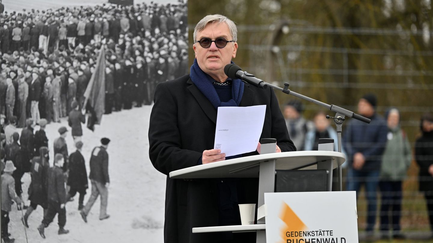 Der Großvater von Hape Kerkeling war in Buchenwald inhaftiert. Foto: Martin Schutt/dpa