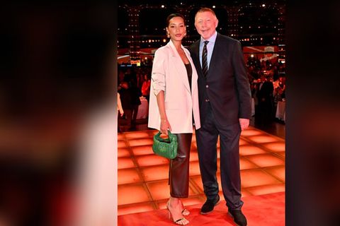 Boris Becker und seine Ehefrau Lilian in Monte-Carlo.