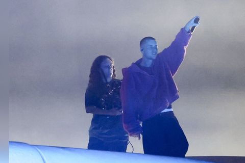 Justin Bieber performte am Samstagabend vor zahlreichen Weltstars beim Coachella-Festival.