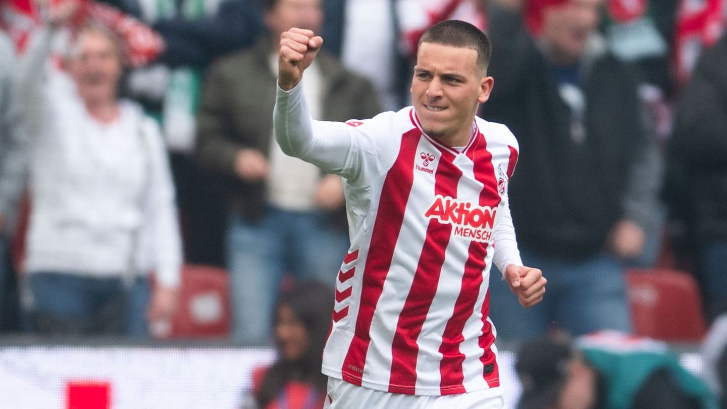 Said El Mala ließ die FC-Fans früh jubeln. Foto: Marius Becker/dpa