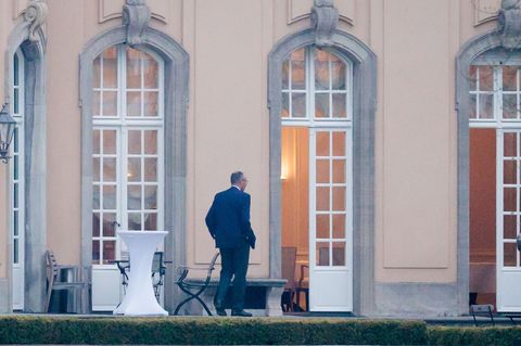 Zwei Tage lang berieten führende Koalitionäre am Rande Berlins. Foto: Carsten Koall/dpa