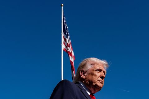 "Wenn ich nicht im Weißen Haus wäre, wäre Leo nicht im Vatikan", behauptet Trump. Foto: Alex Brandon/AP/dpa