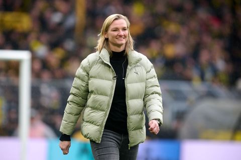 Alexandra Popp hat bereits mit Marie-Louise Eta zusammen Fußball gespielt. (Archivbild) Foto: Bernd Thissen/dpa