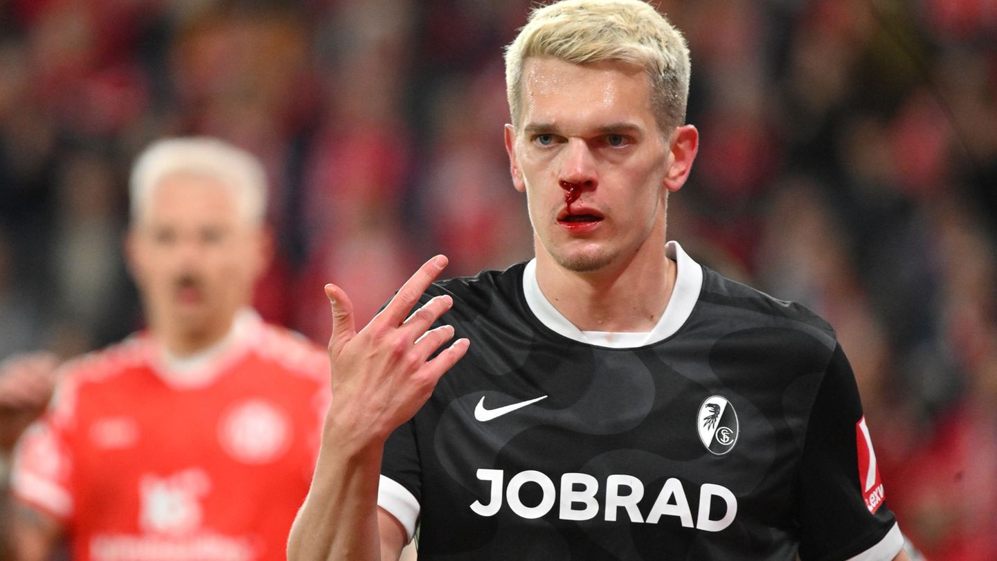 Fußball-Bundesliga: "Ich darf nicht lachen": Ginters blutige Nase im Fokus