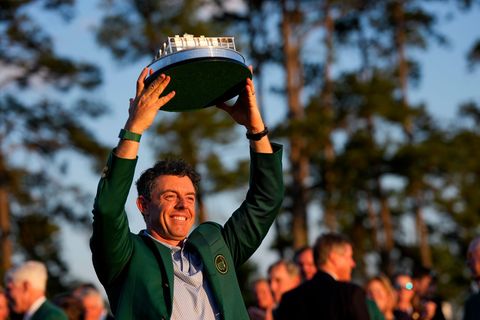 Rory McIlroy ist erst der vierte erfolgreiche Titelverteidiger in der Geschichte des Masters. Foto: David J. Phillip/AP/dpa