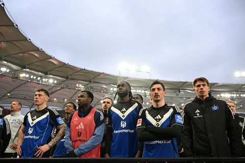 Der HSV war in Stuttgart am Sonntag chancenlos. Foto: Marijan Murat/dpa