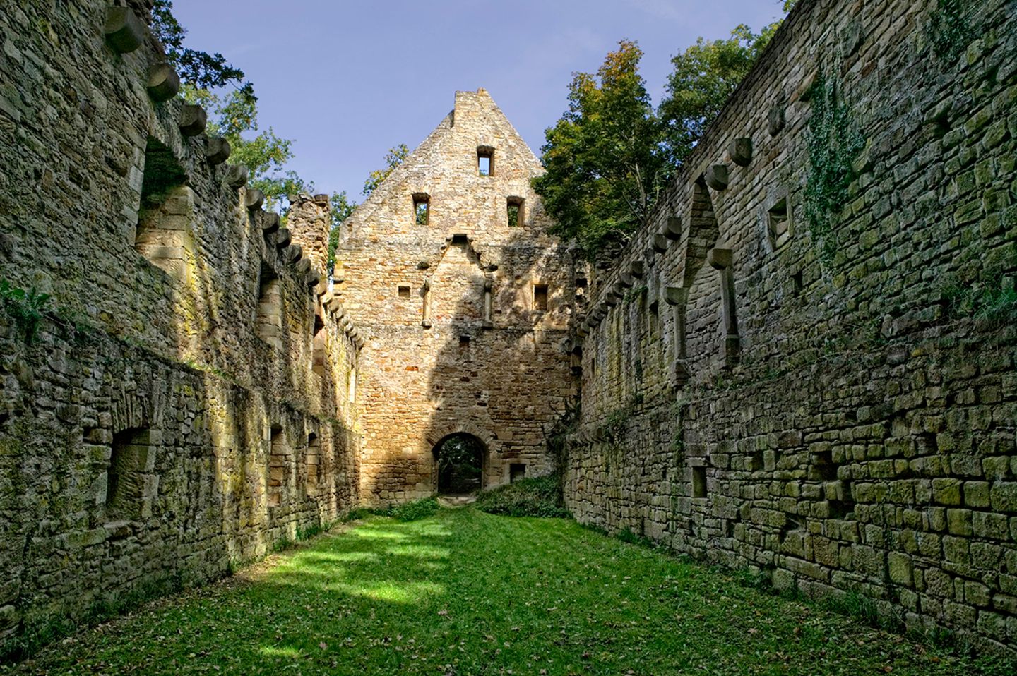 Klosterruinen auf Disibodenberg