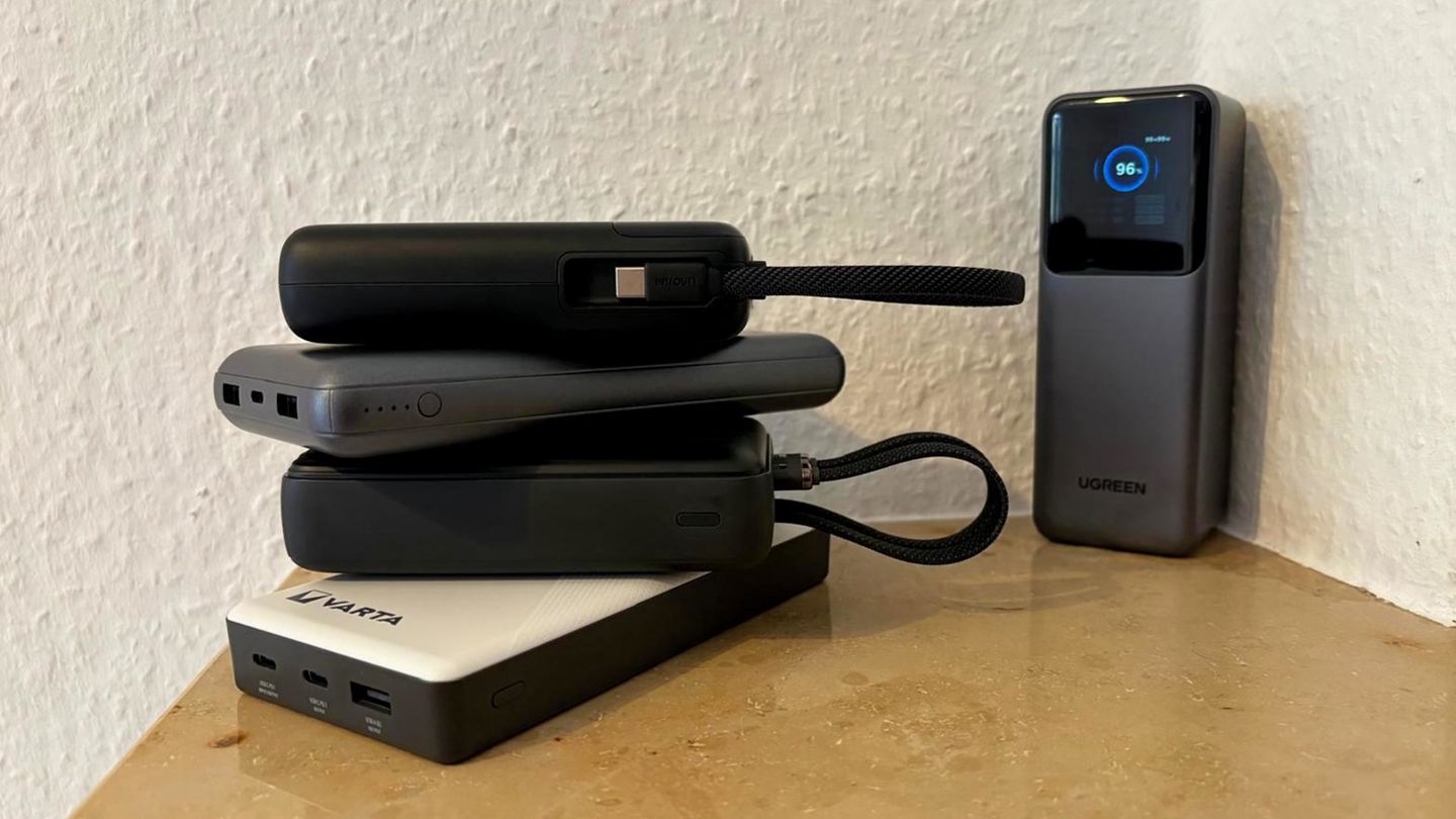 Powerbank Test: Fünf Powerbanks beliebter Hersteller